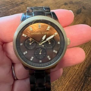 Michael Kors Tortoise Shell Watch